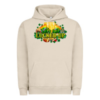 Pigment French Oak St. Patrick's Day American Football Urban Hoodie - HowdyJamesFarm