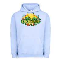 Pigment Grape Ice St. Patrick's Day American Football Urban Hoodie - HowdyJamesFarm