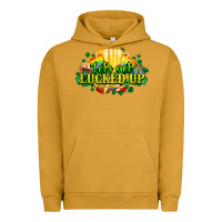 Pigment Peanut Butter St. Patrick's Day American Football Urban Hoodie - HowdyJamesFarm