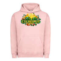 Pigment Salmon St. Patrick's Day American Football Urban Hoodie - HowdyJamesFarm