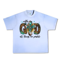 Grape Ice with god all things are possible gemstone cross Urban Heavy Tee - Jasminsmagicworld