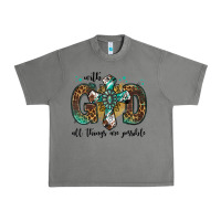 Tornado with god all things are possible gemstone cross Urban Heavy Tee - Jasminsmagicworld