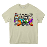Mossy halloween cartoon characters coffee cups Heavy Core Tee - Zillion Design Studio