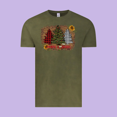Merry And Bright With Tree's Vintage Tee Designed By Adodesignshop
