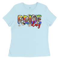 Baby Blue pride day Ladies Tee - Zillion Design Studio