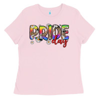 Bubblegum Pink pride day Ladies Tee - Zillion Design Studio