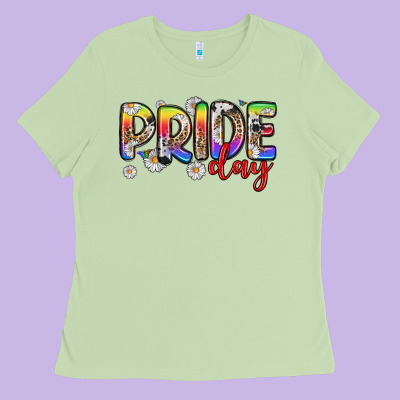 Pride Day Ladies Tee Designed By Zillion Design Studio