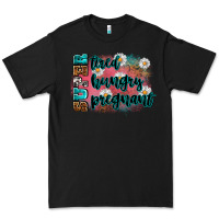 Black super tired super hungry super pregnant Premium Tee - Zillion Design Studio
