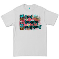 Dove Grey super tired super hungry super pregnant Premium Tee - Zillion Design Studio