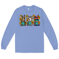 Colony Blue western bunny Long Sleeve Tee - MaliasSmallBusiness