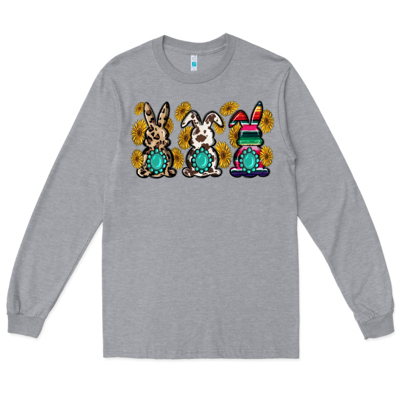 Western Bunny Long Sleeve Tee by MaliasSmallBusiness | Teevron
