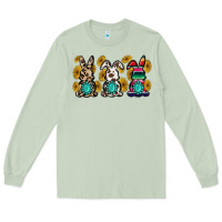 Matcha western bunny Long Sleeve Tee - MaliasSmallBusiness