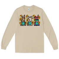 Mushroom western bunny Long Sleeve Tee - MaliasSmallBusiness