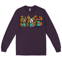 Plum western bunny Long Sleeve Tee - MaliasSmallBusiness