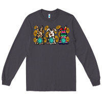 Smoke western bunny Long Sleeve Tee - MaliasSmallBusiness