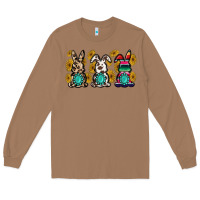 Toasted Coconut western bunny Long Sleeve Tee - MaliasSmallBusiness