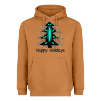 Meerkat Happy Holidays Tree Heavyweight Hoodie - Bettercallsaul