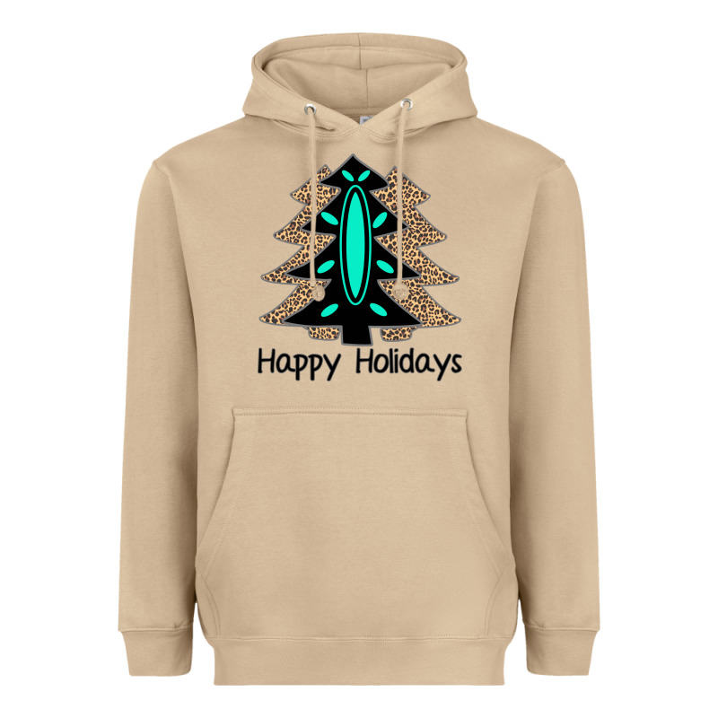 Happy Holidays Tree Heavyweight Hoodie by Bettercallsaul | Teevron