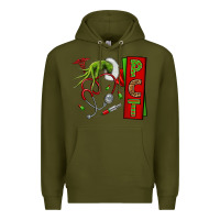 Army Green Christmas Character Nurse Premium Hoodie - NancyCooperArtShop