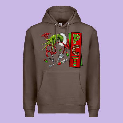Christmas Character Nurse Premium Hoodie Designed By Nancycooperartshop