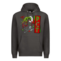 Smoke Christmas Character Nurse Premium Hoodie - NancyCooperArtShop