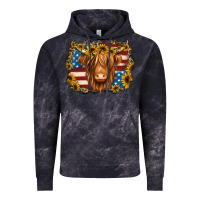 Cloud Black 4th of july shaggy cow Vintage Hoodie - Jasminsmagicworld