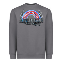 Storm American rainbow Heavyweight Sweatshirt - NancyCooperArtShop