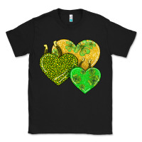 Black st patricks day hearts Classic Tee - AdoDesignShop