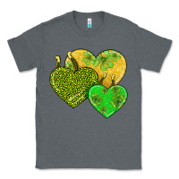Charcoal Heather st patricks day hearts Classic Tee - AdoDesignShop