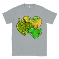 Heather Grey st patricks day hearts Classic Tee - AdoDesignShop
