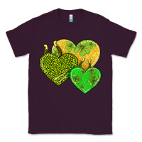 Plum st patricks day hearts Classic Tee - AdoDesignShop