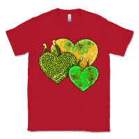 Red st patricks day hearts Classic Tee - AdoDesignShop