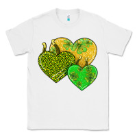 White st patricks day hearts Classic Tee - AdoDesignShop