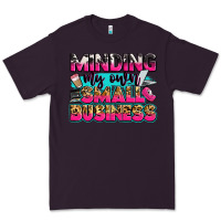Plum minding my own small business Premium Tee - Zillion Design Studio