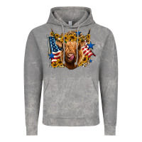 Cloud Rock 4th of july shaggy cow leopard background Vintage Hoodie - Jasminsmagicworld