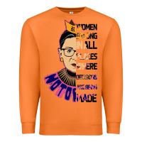 Carrot RBG Ruth Bader Ginsburg Women Belong In All Places Premium Sweatshirt - Bettercallsaul