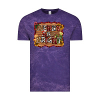Cloud Purple merry and bright Vintage Tee - AdoDesignShop