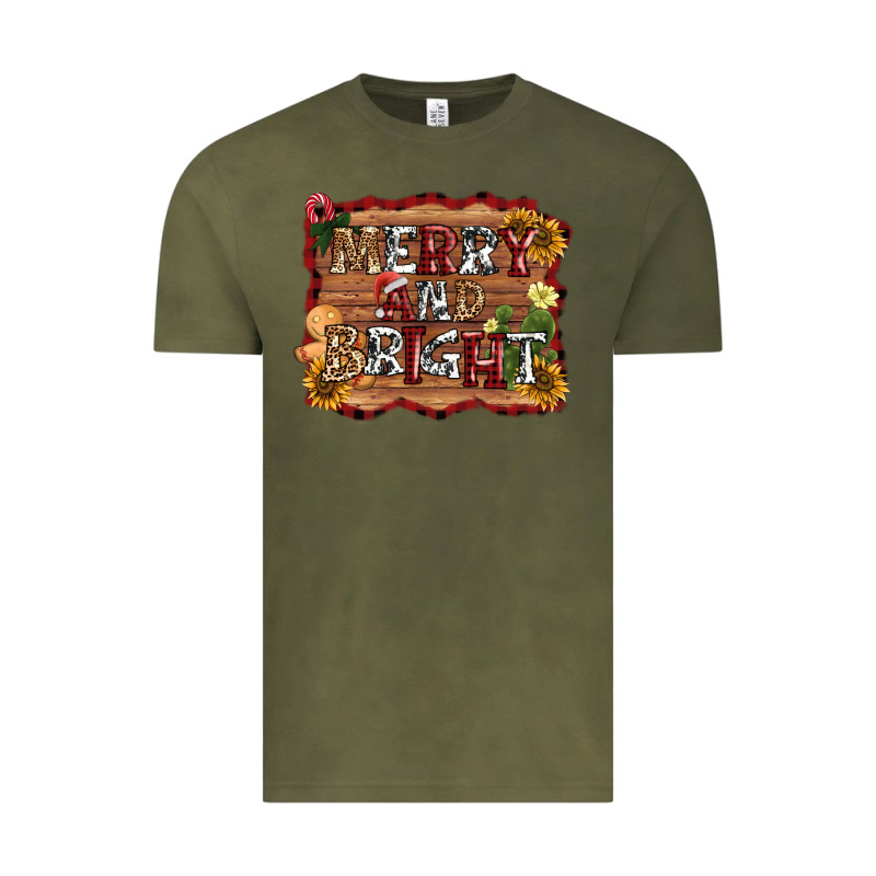 Merry And Bright Vintage Tee by AdoDesignShop | Teevron