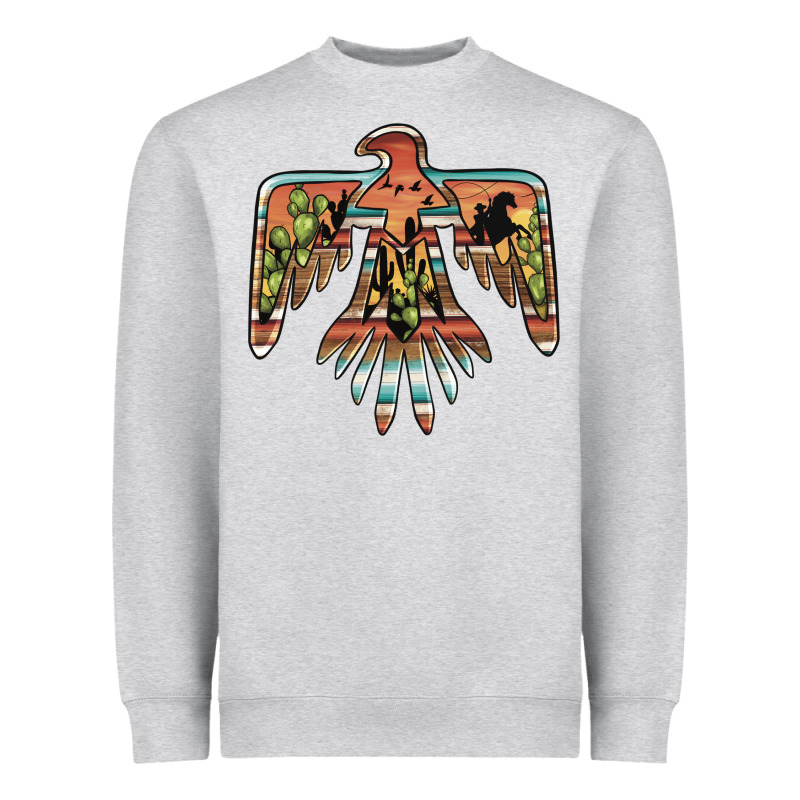 Desert Thunderbird Heavyweight Sweatshirt by BarkalooDesign | Teevron