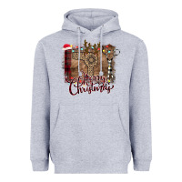 Heather Grey Merry Christmas Hairdresser Heavyweight Hoodie - Bettercallsaul