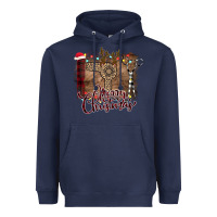 Navy Merry Christmas Hairdresser Heavyweight Hoodie - Bettercallsaul