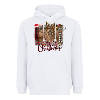 White Merry Christmas Hairdresser Heavyweight Hoodie - Bettercallsaul