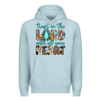 Blue Mist trust in the lord with all your heart Premium Hoodie - JahusDesignShop