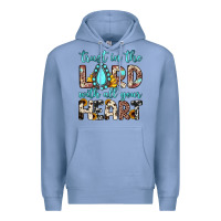 Colony Blue trust in the lord with all your heart Premium Hoodie - JahusDesignShop