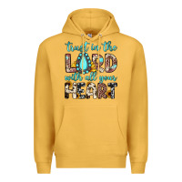 Mustard trust in the lord with all your heart Premium Hoodie - JahusDesignShop
