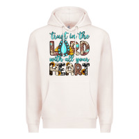 Pale Pink trust in the lord with all your heart Premium Hoodie - JahusDesignShop