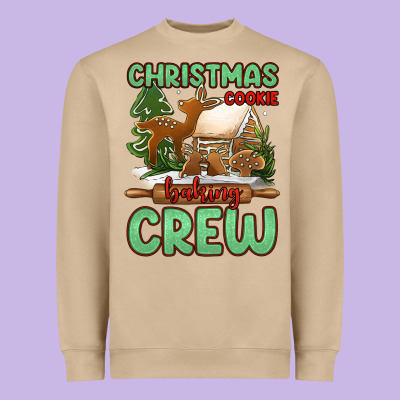 Christmas Cookie Baking Crew Heavyweight Sweatshirt Designed By Jasminsmagicworld