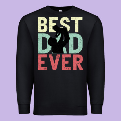 Best Dad Ever Premium Sweatshirt Designed By Bettercallsaul