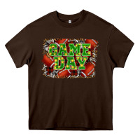 Chocolate Brown christmas game day Heavy Core Tee - RanaPortraitStore