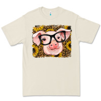Bone sunflowers pig Premium Tee - RanaPortraitStore
